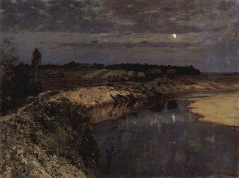 Isaac Levitan Silence oil painting picture